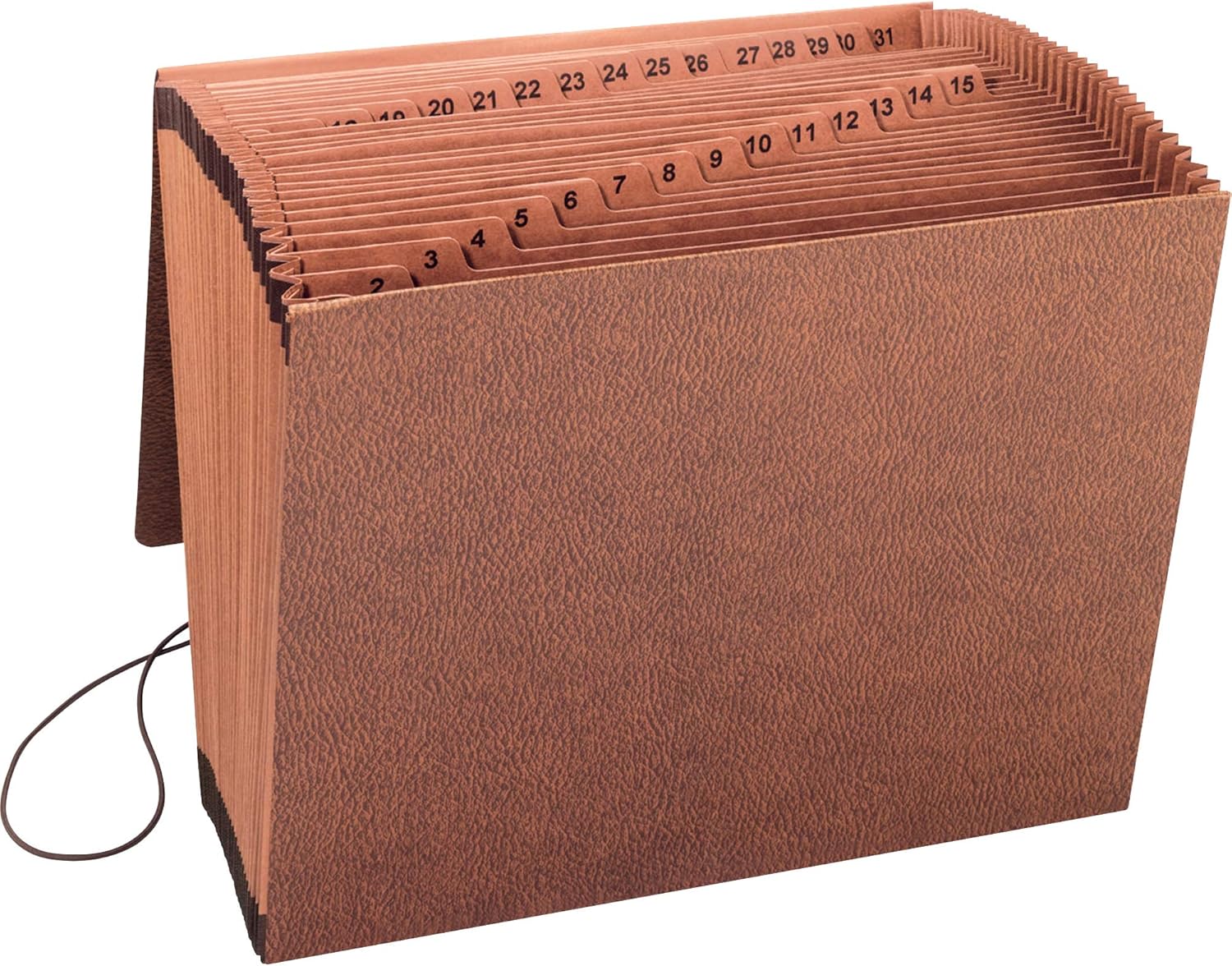 Accordion File,w/Flap,131,31 Pocket,Letter,12"x10",Brown, Sold as 1 Each Amazon.es Oficina y