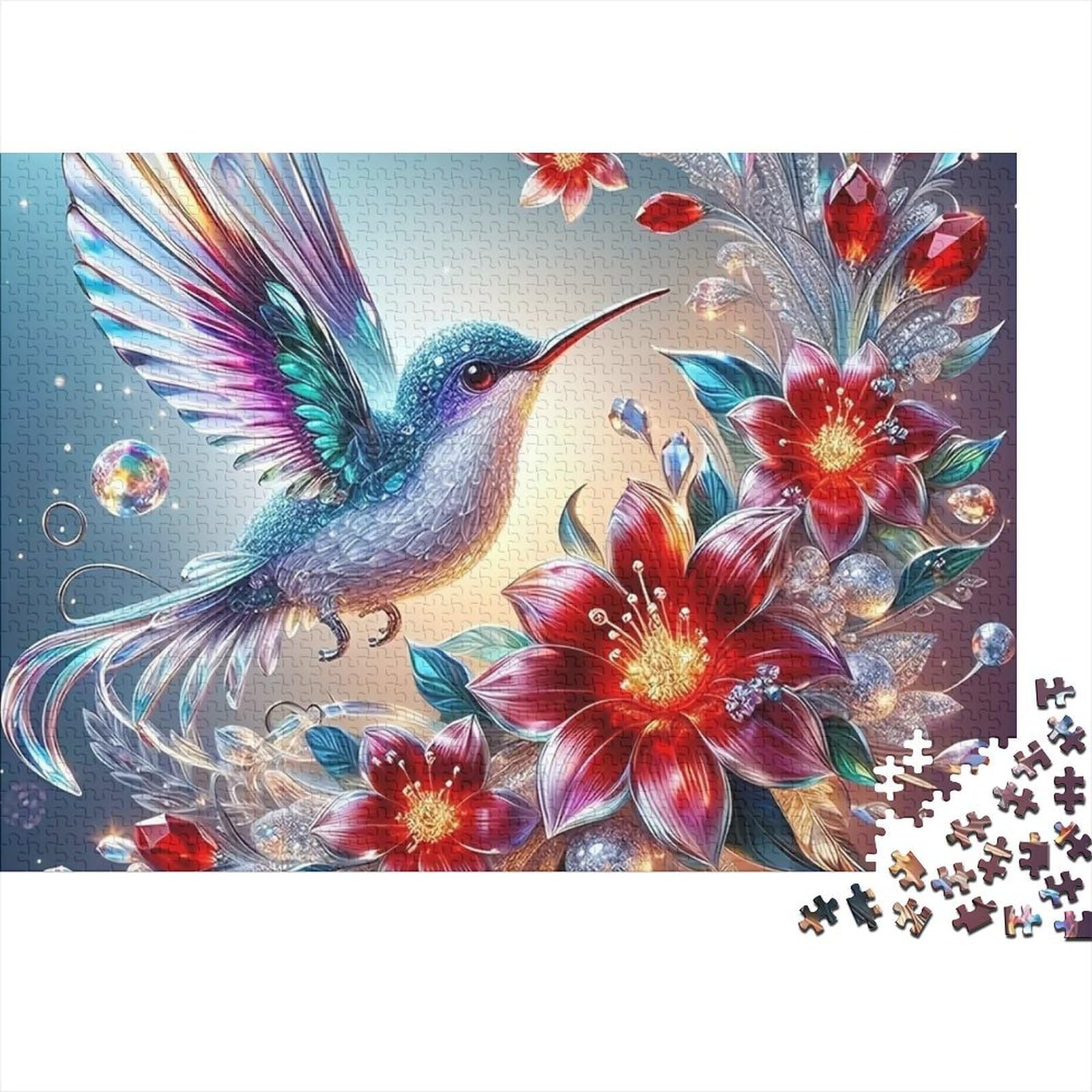 Rompecabezas imposible de 1000 piezas, combate el aburrimiento con arte de 70x50cm 8