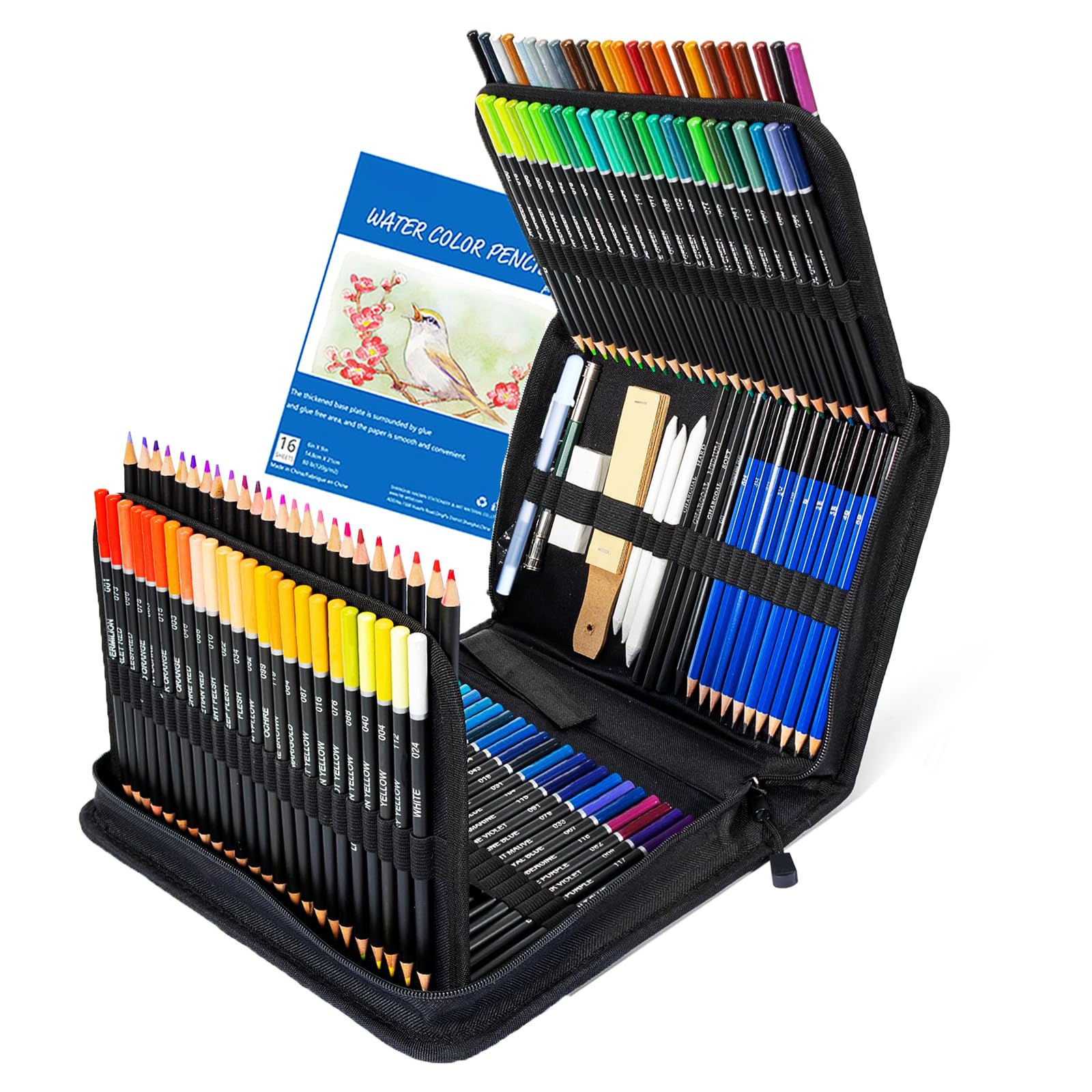 146Pcs Drawing and Sketching Colored Pencils Set