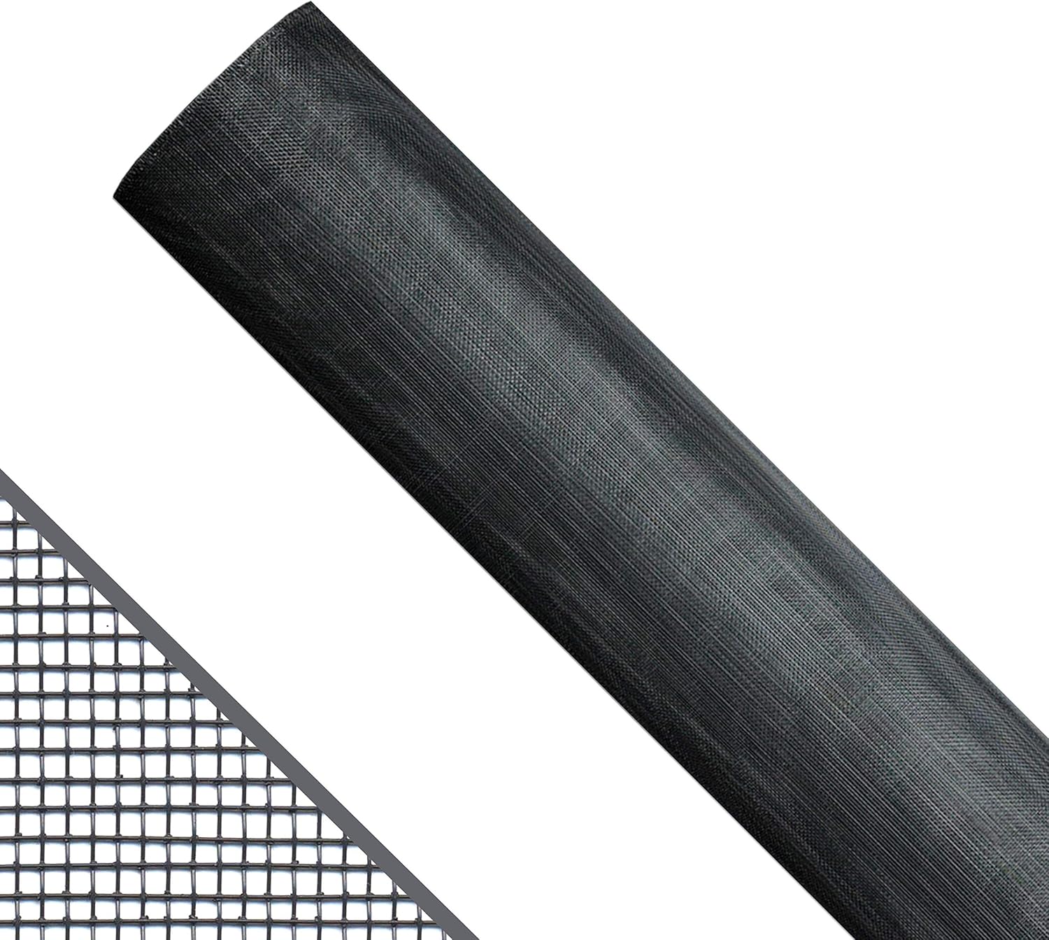 Saint-Gobain ADFORS Aluminum Screen, 36 inches x 100 Feet Roll - Durable Replacement Screen for Windows and Doors - Bright