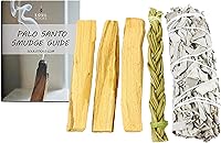 Vista 12 de Ancient VEDA Varillas de palo santo peruano 6 piezas con guía de sahumado – Alto contenido de resina, madera santa aromática de olor dulce