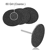 Vista 3 de VOCOSTE 100 unidades de disco de lija de repuesto para manualidades de pulido o lima eléctrica de pies, herramienta de eliminación de callos