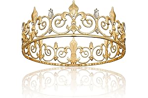 Gold King Crowns for Men