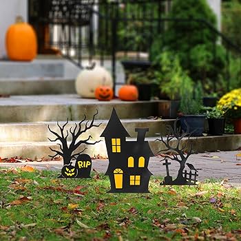 小物 HIDE & seek the spooky house shot grass Spooky Mansion Accent Shade - Pink Zebra Home