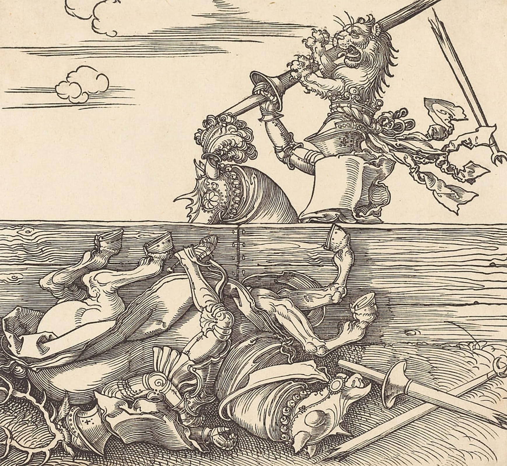 Toile graffiti nordique Albrecht Dürer d'une qualité d'impression remarquable