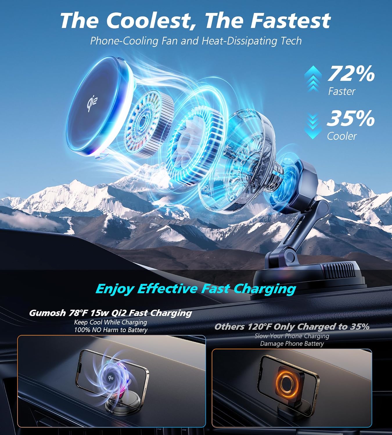 Ultimate Qi2 Fast Charging: The Coolest MagSafe Car Mount for iPhone 16 & More!
