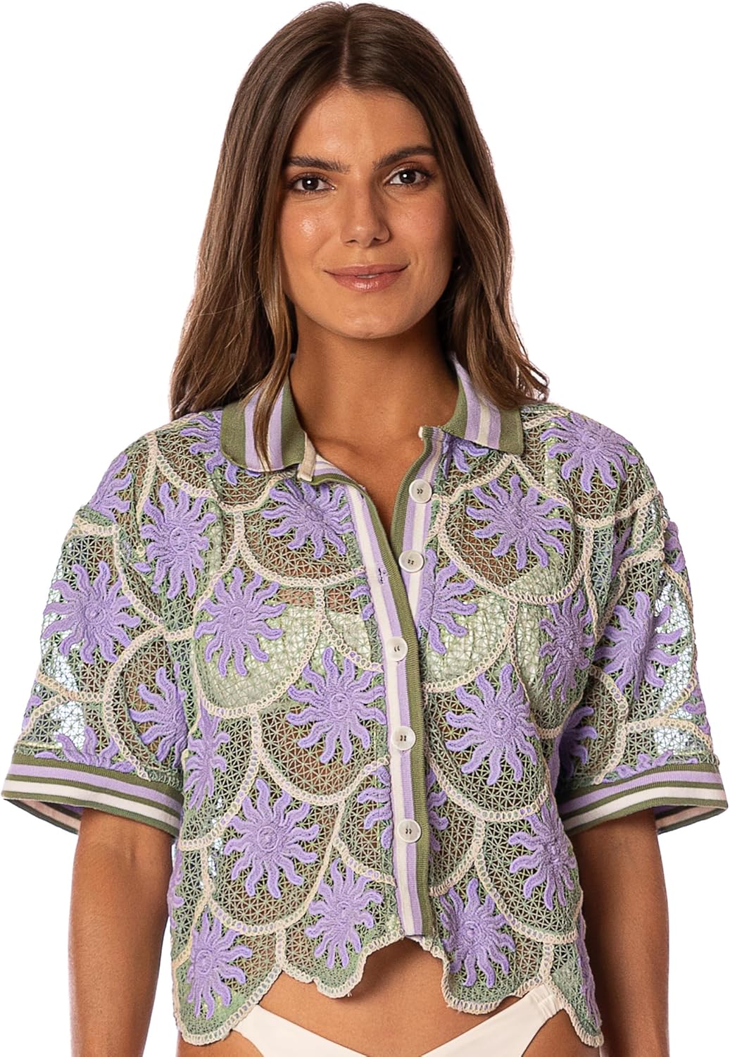 Maaji Womens Golden Sun 2 Ways Shirt - Image 2