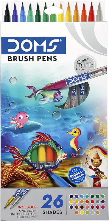 DOMS Brush Pen 26 Shades