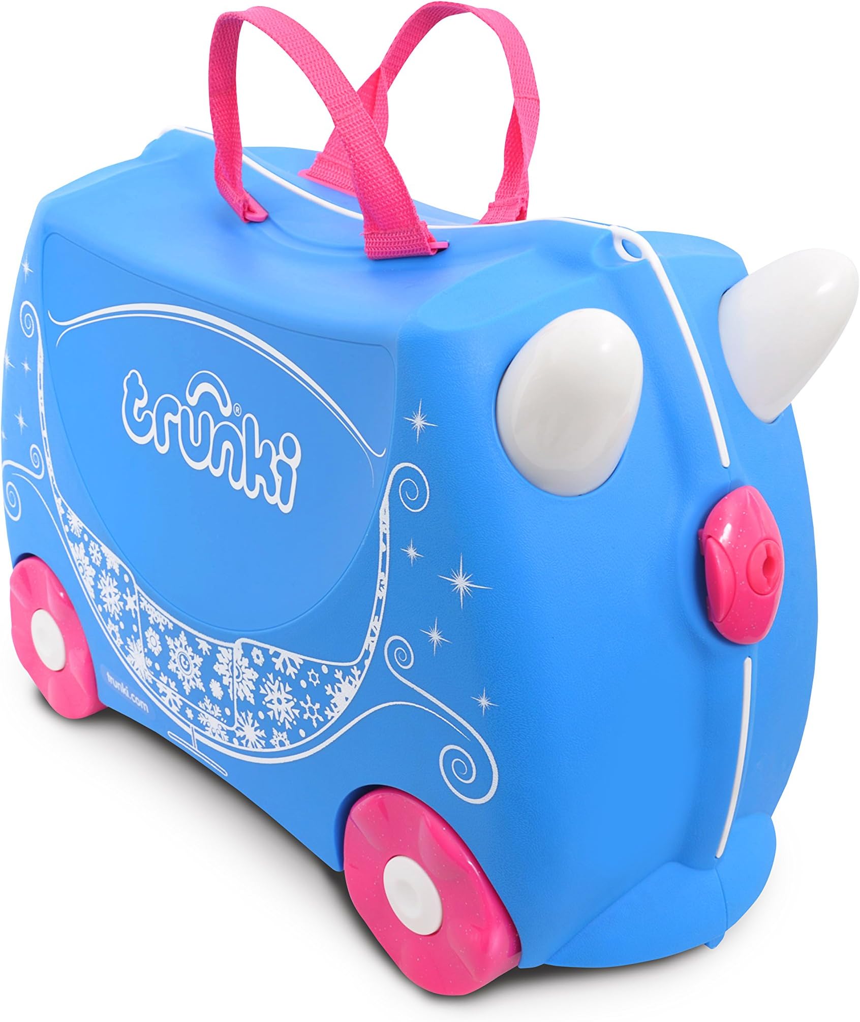Trunki Children’s Ride-On Suitcase: Pearl Princess Carriage (Blue)