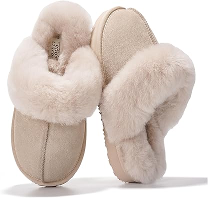 Project Cloud Genuine Leather Slippers for Women Footwear with Real Sheep Wool Lining Womens Clogs & Mule - Non-Slip Indoor/Outdoor Scuff Womens Slippers with Memory Foam Insole (Henka)