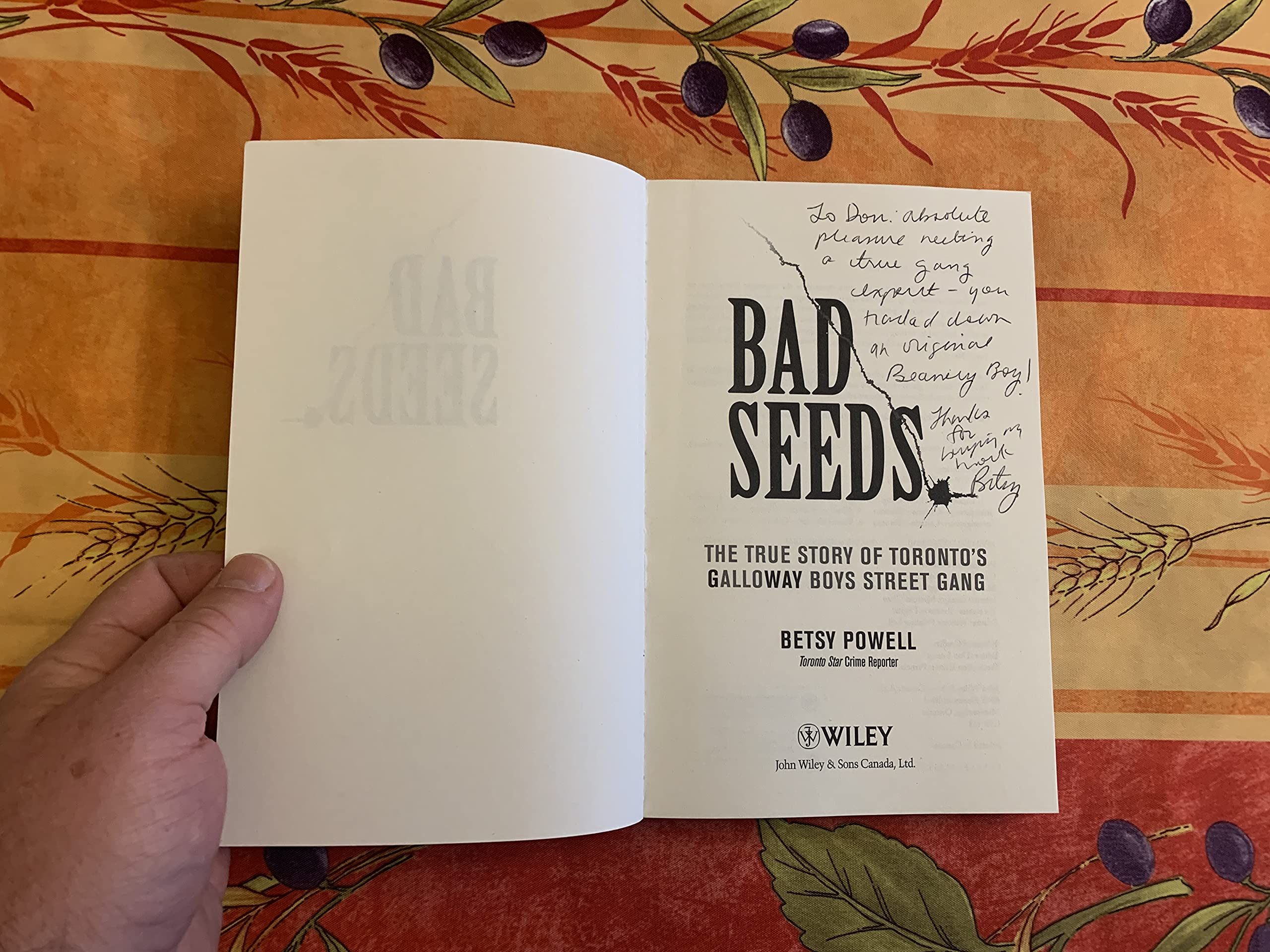 Buy Bad Seeds: The True Story of Toronto's Galloway Boys Street Gang — BookShops.in