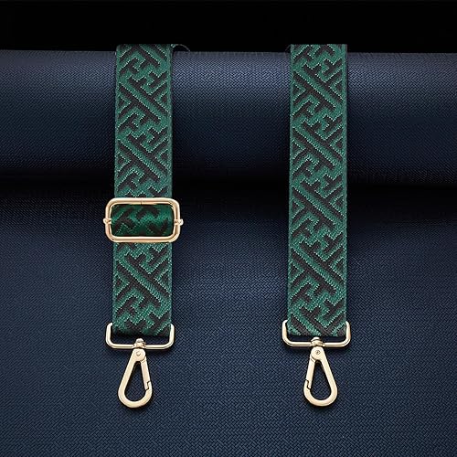 Miniatura 47 de Kolti Correa de repuesto para bolso, bolso cruzado a rayas anchas ajustables Hebilla de oro-04