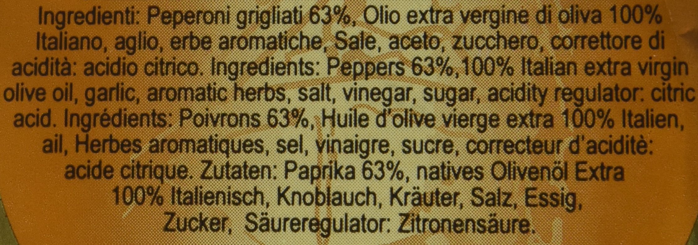 CASA BRUNA Poivrons à l'Huile Olive 280 g