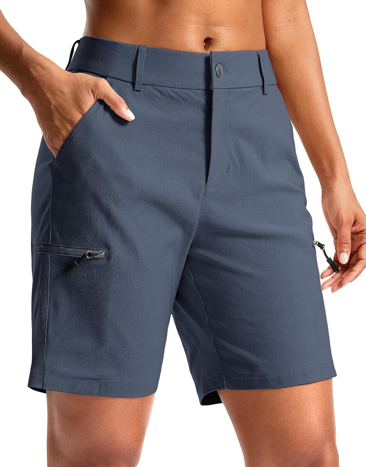 G Gradual Women's 7" Hiking Cargo Shorts Quick Dry Lightweight Golf Outdoor Work Summer Travel Shorts with Pockets