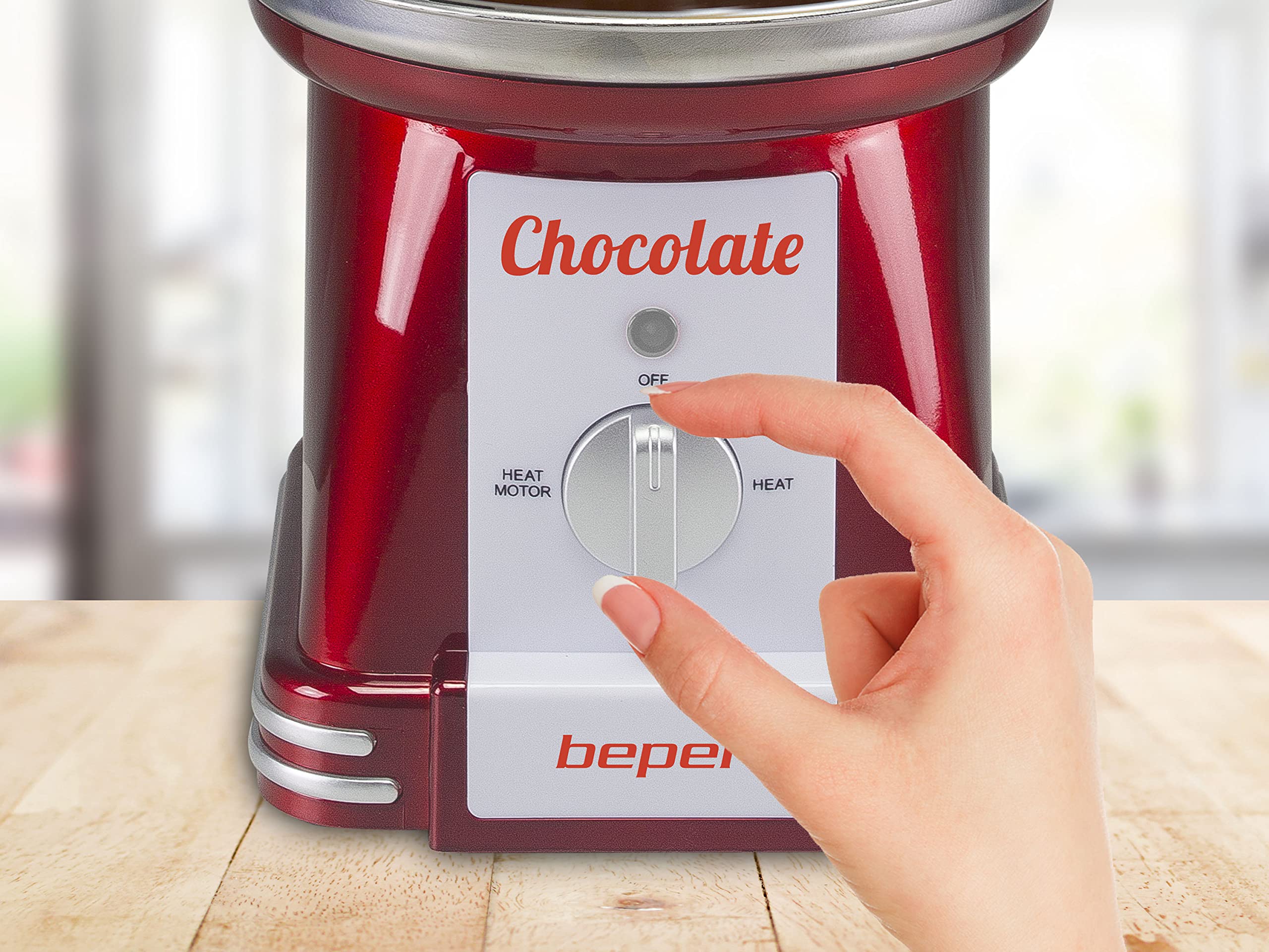 BEPER P101CUD200 Fontana di Cioccolato 750 ml XXL - Fontana di Cioccolato Cascata a 3 Livelli