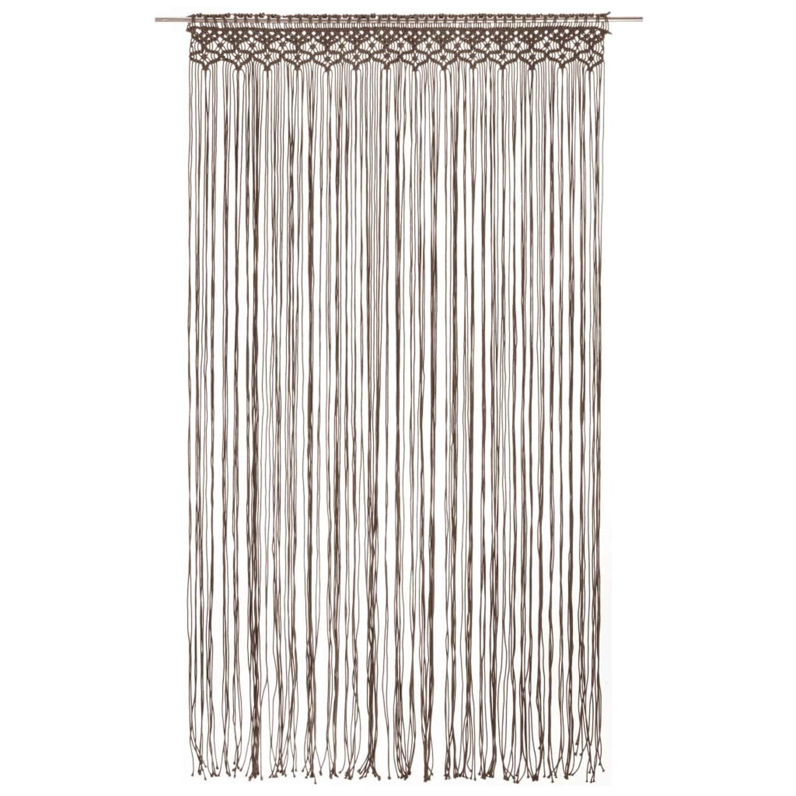 ShGaxin Tenda in macramè, decorazione per porta, stile bohémien, per esterni, tenda a mosche, cuscino da pavimento, macramè, decorazione da balcone, tenda divisoria in stile boho, macramè, tenda