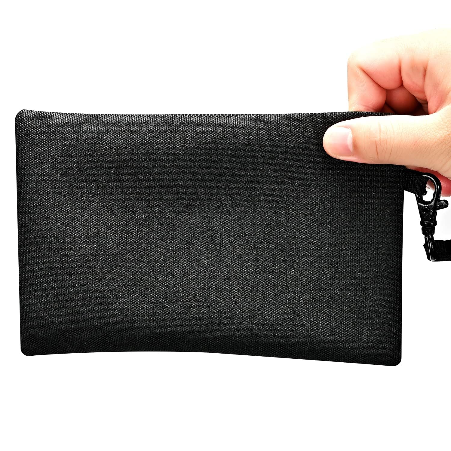 Small Smell Proof Bag, Smell Proof Pouch Container,Tash Travel Storage Pouch Pocket (BLACK)