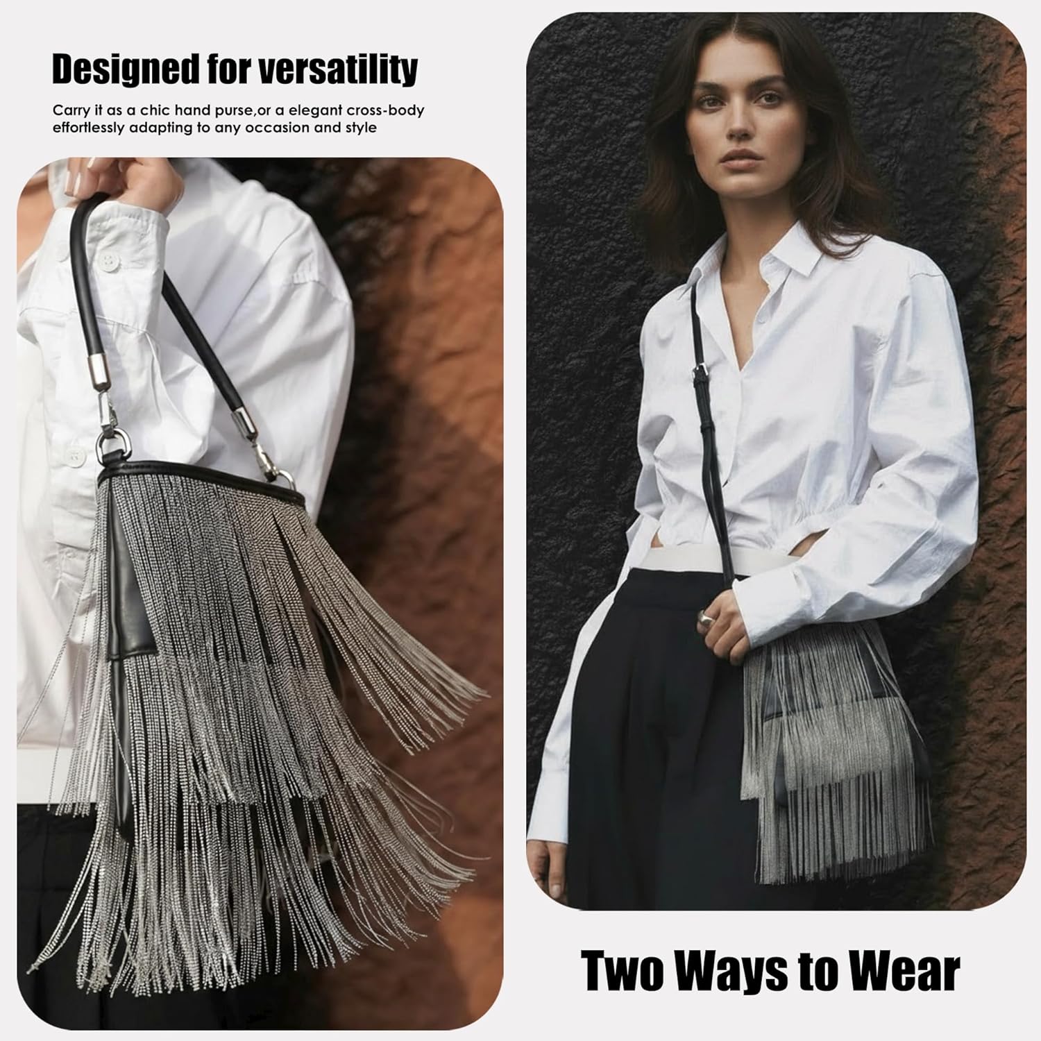 Premium Genuine Leather Purses for Women, Designer Crossbody Handbag, Versatile and Trendy Black Crossbody Bags