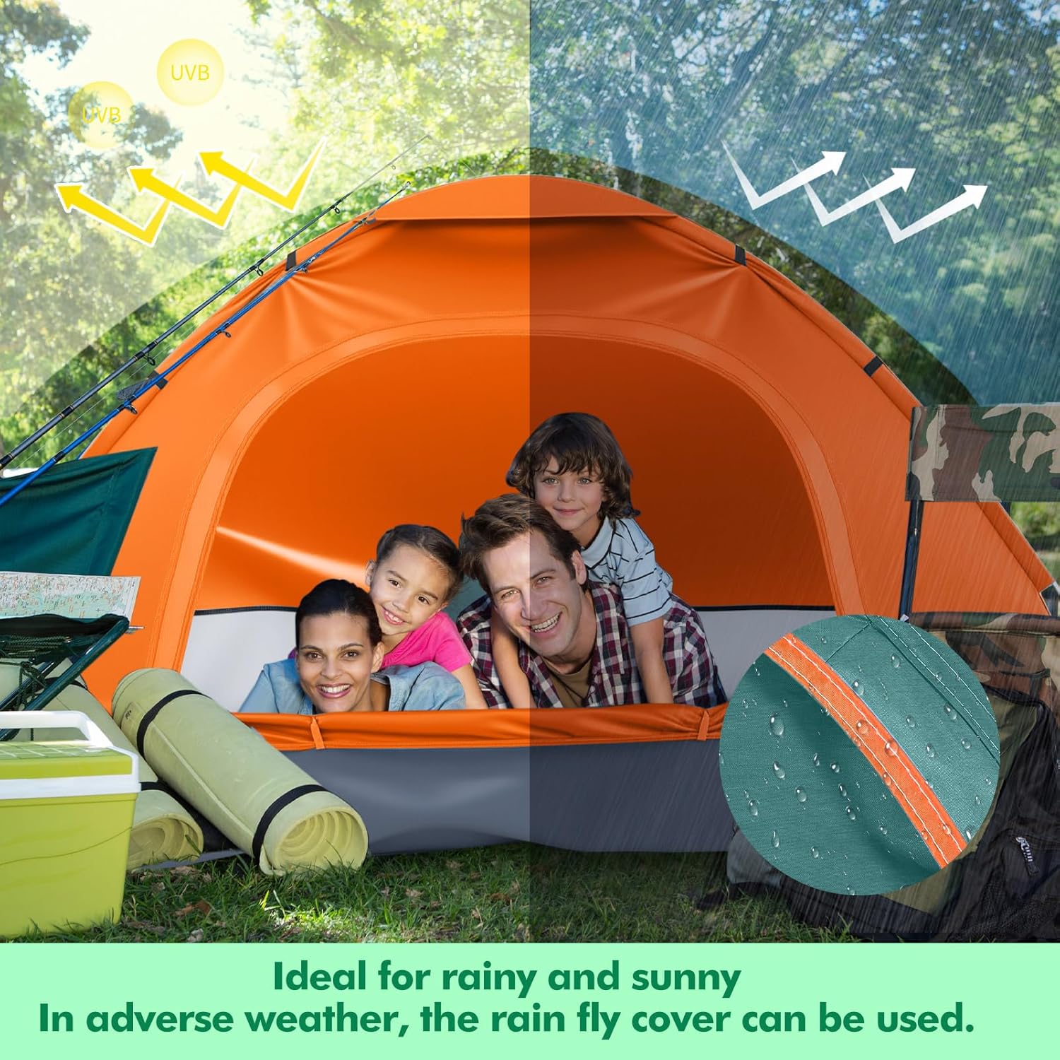 Woanger 10/16 Pack Bulk 2 Person Camping Tents for Homeless Lightweight Tent with Rain Fly and Carrying Bag Waterproof Windproof Setup Pop Up for Camping Backpacking Donation