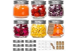 8oz Small Mason Jars for Home Decor and Food Storage
