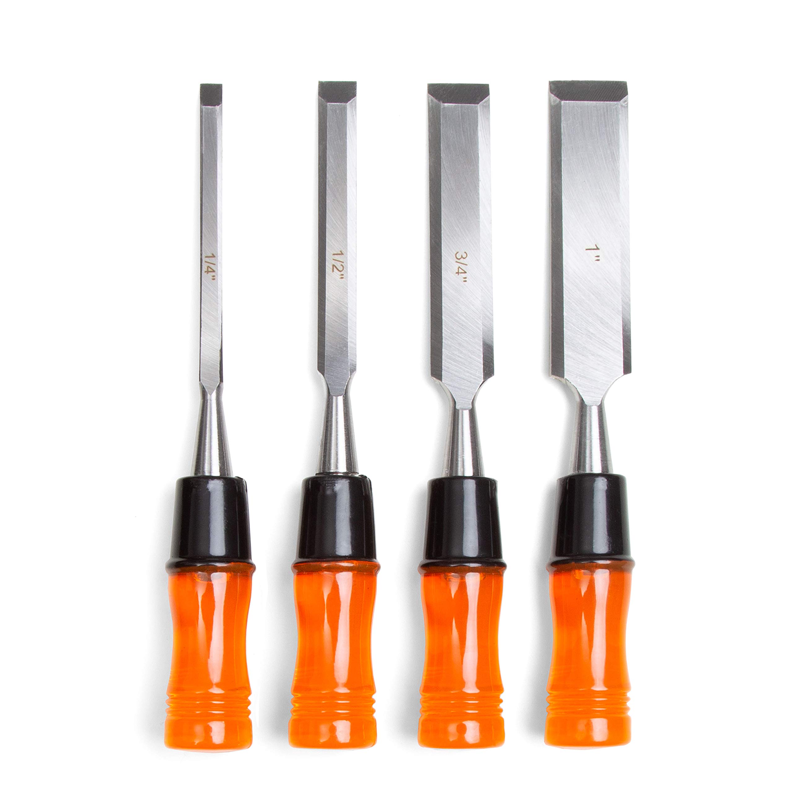 Woodworking Chisel Set, 4 Piece - Wood 