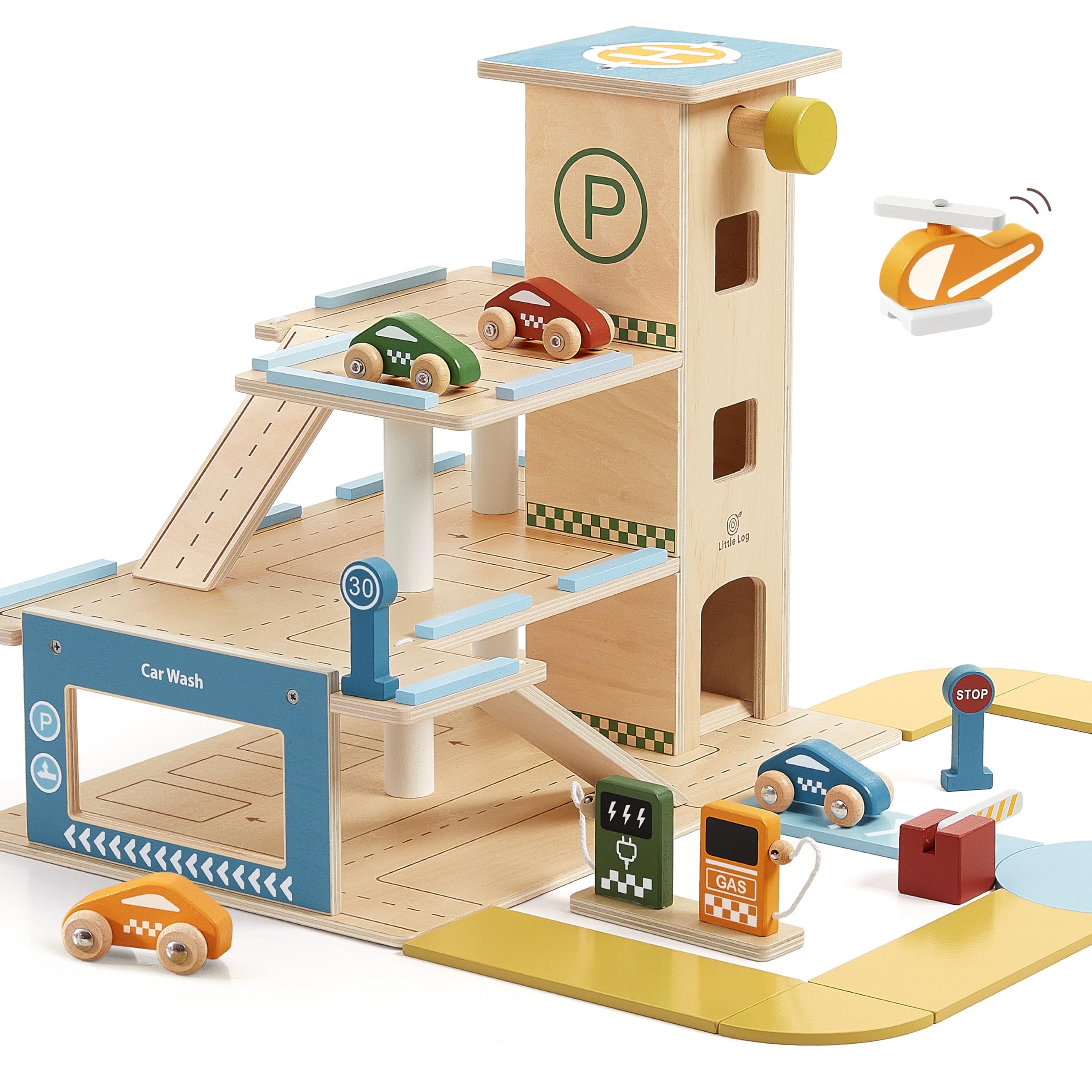 Garage Macchinine Bambini HOMASIS - Parcheggio 3 Piani Con Ascensore - Foto 4