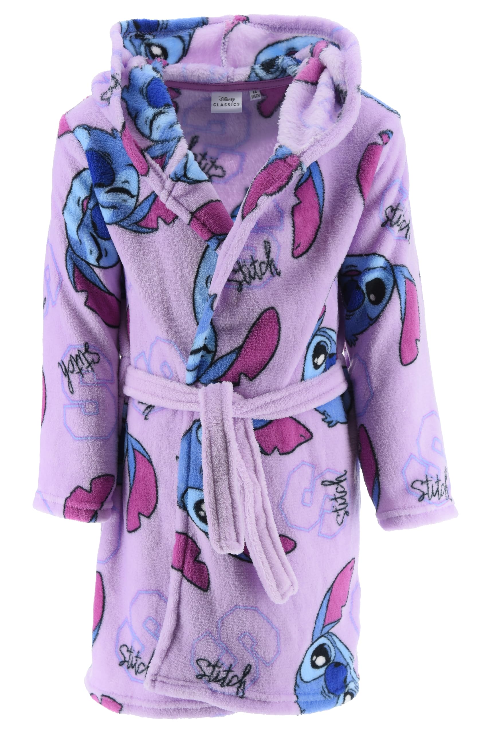 Disney Lilo and Stitch Niñas Bata (Púrpura,6 años)