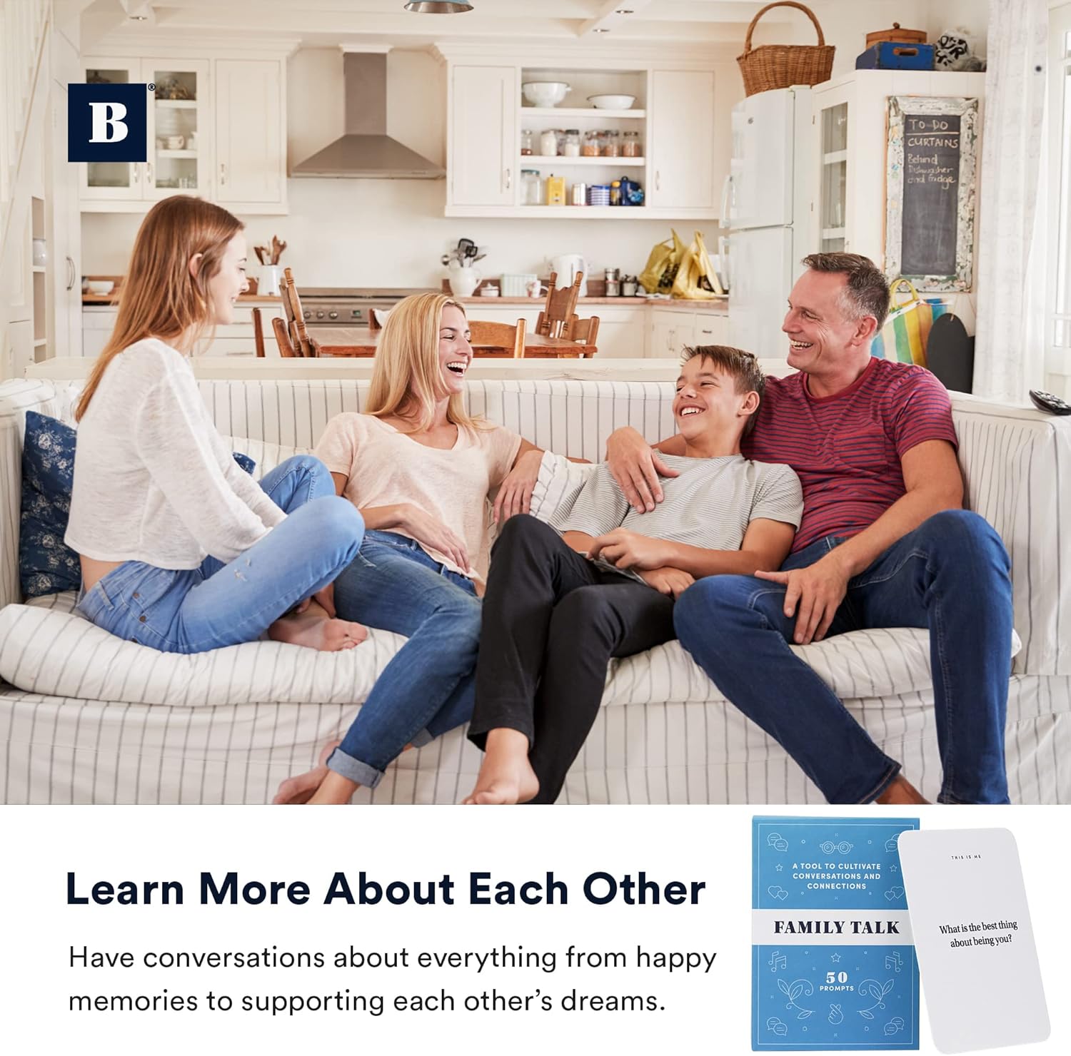 BestSelf Family Deck and Little Talk Deck - Family Conversation Starter Cards and Kids Conversation Cards