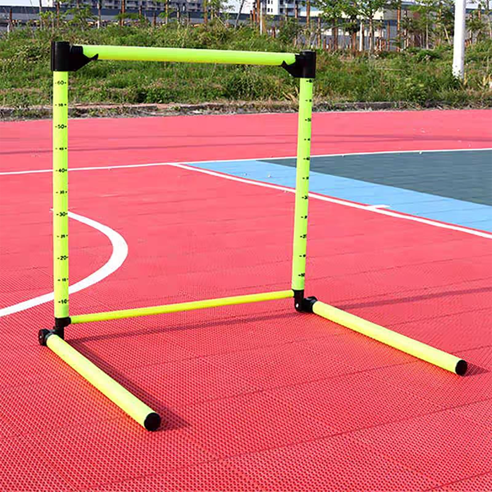 Vallas Entrenamiento Vallas de Agilidad para Atletas, Vallas Ajustables para Fútbol y Baloncesto, Vallas de Entrenamiento de Velocidad, Poste de Vallas Portátil Multifunción