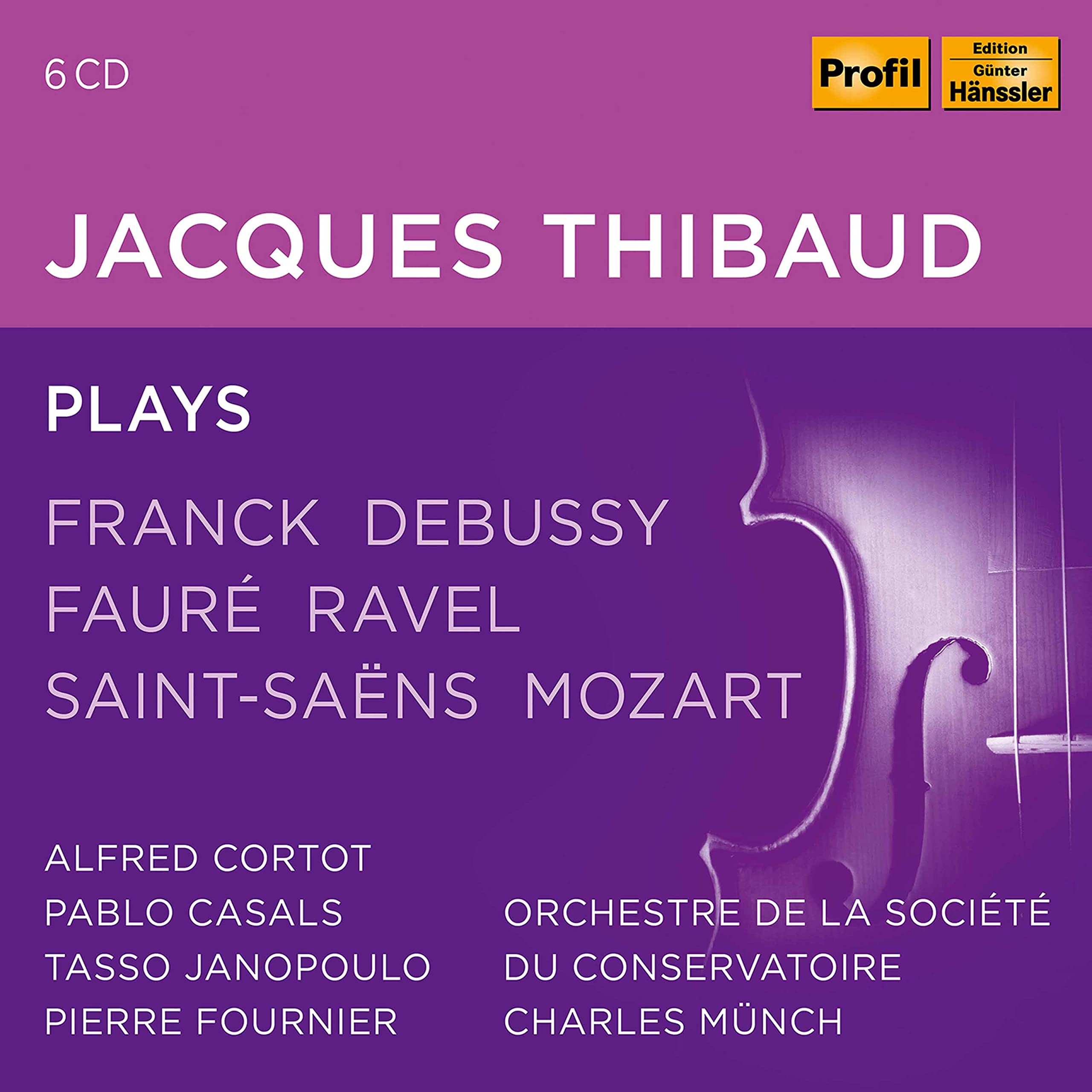 Jaques Thibaud plays Franck, Debussy .