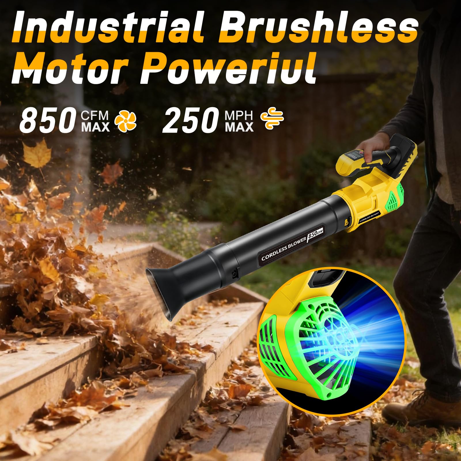 Soffiatore d'aria a batteria per Dewalt 20 V 18 V (senza batteria)
