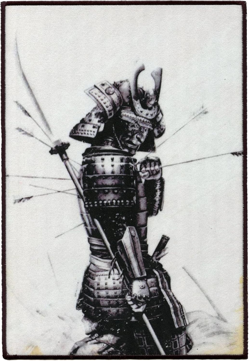 Japanese Bushi Samurai Arrows Patch Embroidered Iron On Foto