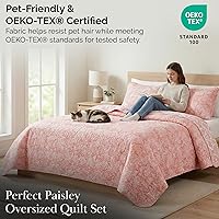 Vista 31 de Southshore Fine Living, Inc. Juego de edredón de tamaño King de gran tamaño, colcha de lavanda King/California con 2 fundas de almohada a juego