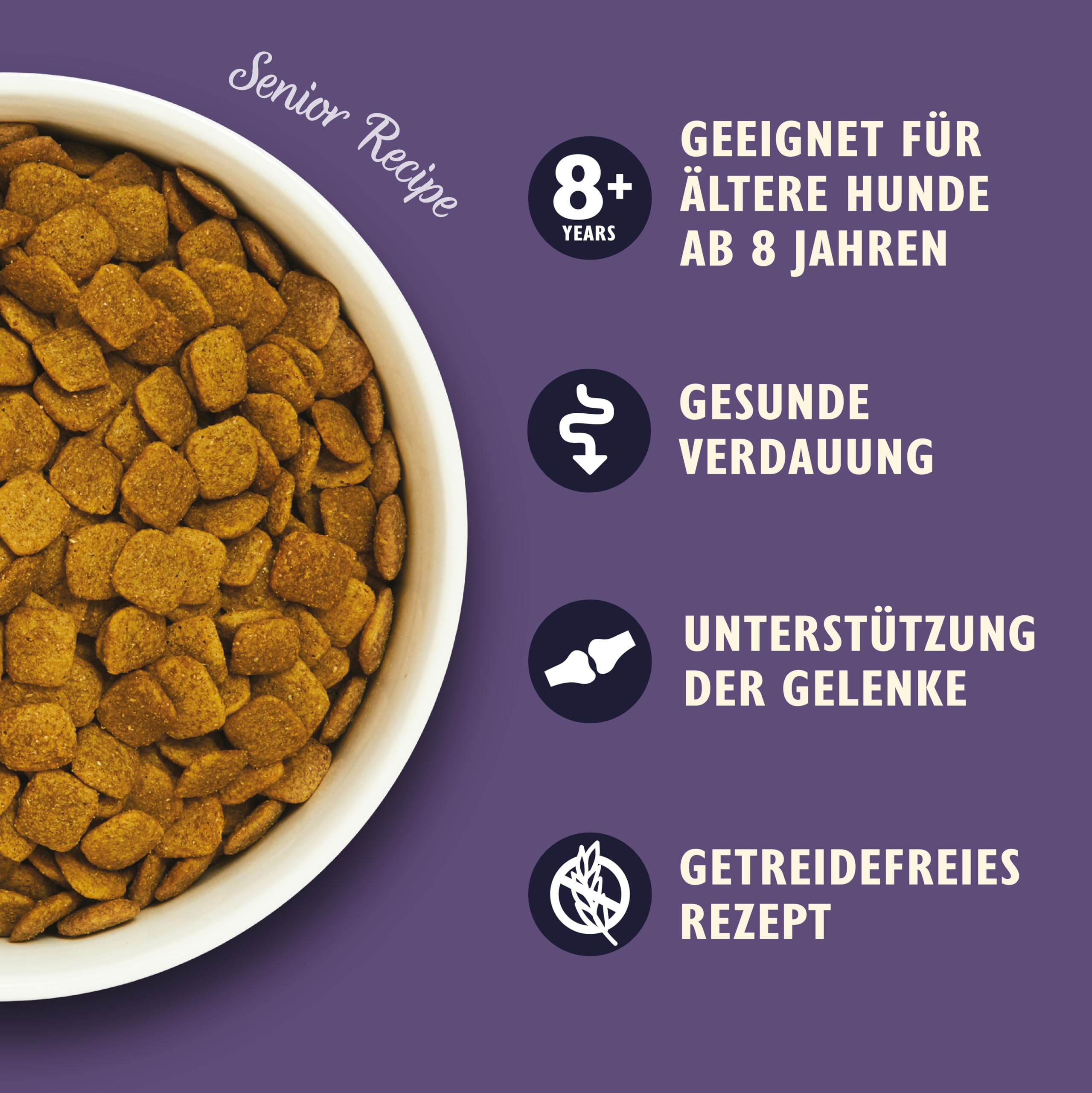 Lily’s Kitchen Mit natürlichen Zutaten hergestellt Trockenfutter für Seniorhunde Truthahn & Forelle Vollwertige Ernährung 7kg Beutel