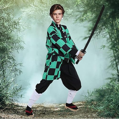 Miniatura 5 de Kamado - Disfraz de anime para cosplay, kimono de cosplay de anime, disfraz de Halloween para mujeres y hombres