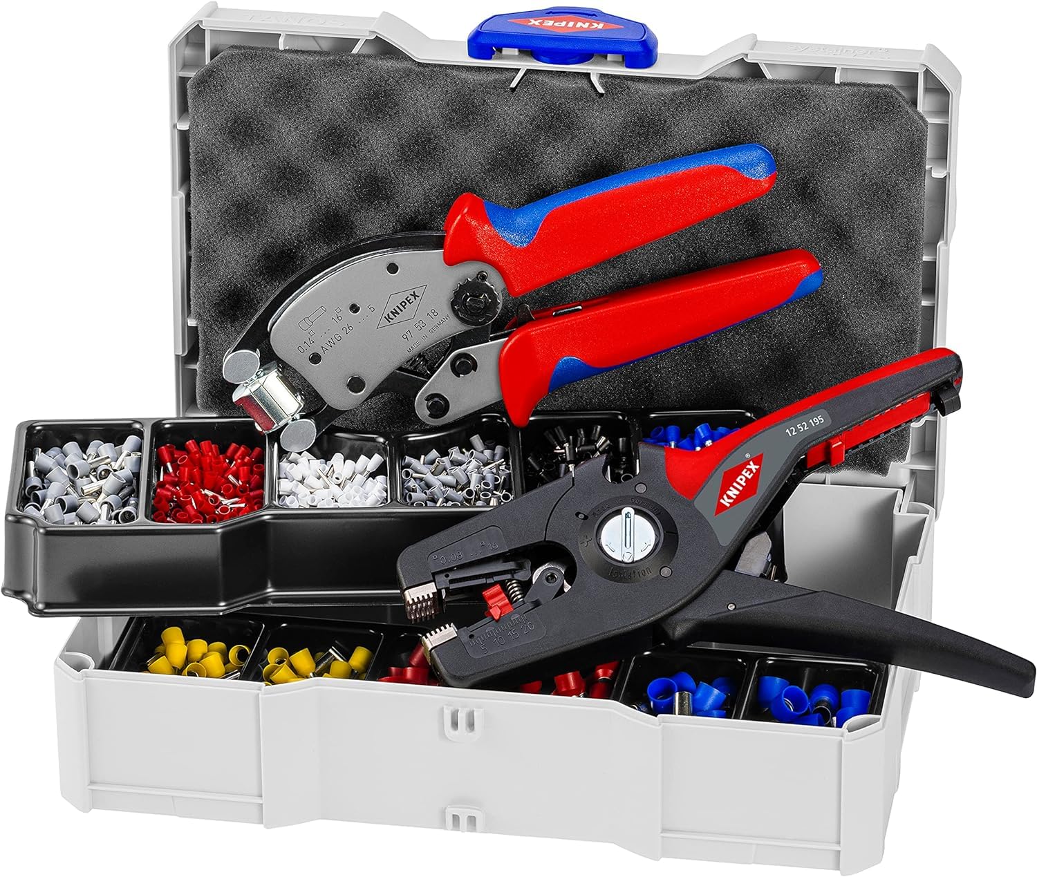 Knipex 97 90 14 Crimp Assortment For End Sleeves (Ferrules)