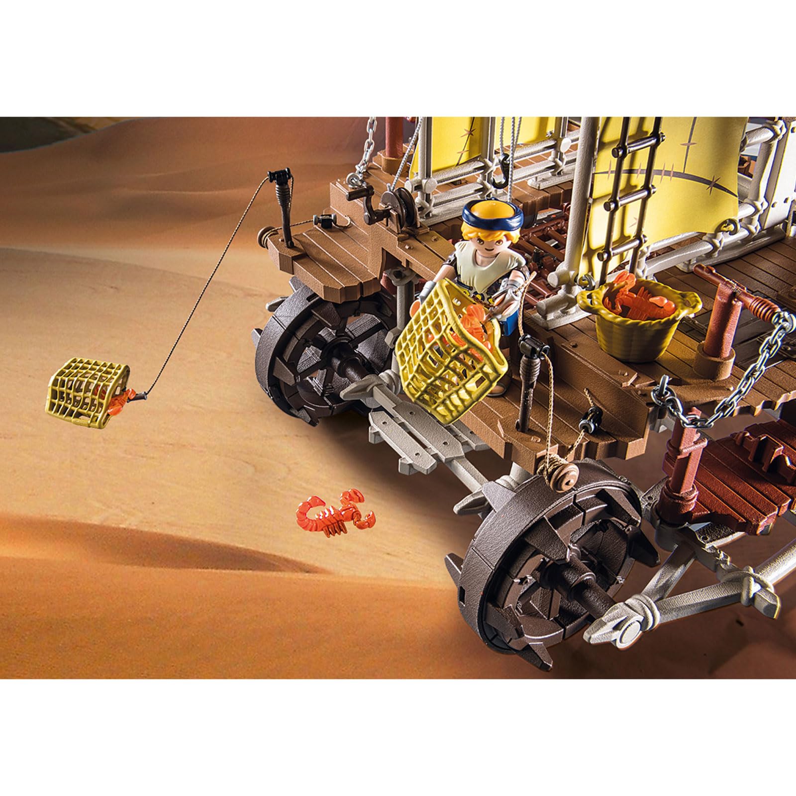 PLAYMOBIL Novelmore 71023 Sal'ahari Sands - Veliero del Deserto, Giocattoli per bambini dai 5 anni