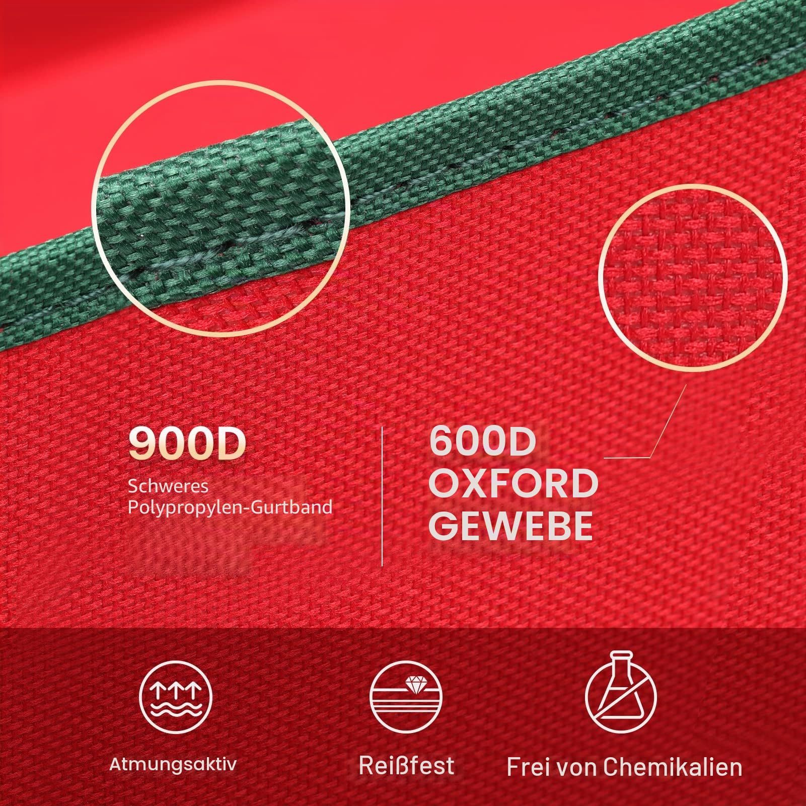 MaidMAX Aufbewahrungsbox für Weihnachtskugeln mit Verstellbaren Trennwänden, Aufbewahrungstasche Weihnachten mit 4 Ebenen, Abnehmbar mit Griffen, 64 Kugel-Aufbewahrungsbeutel, 32x32,5x33cm