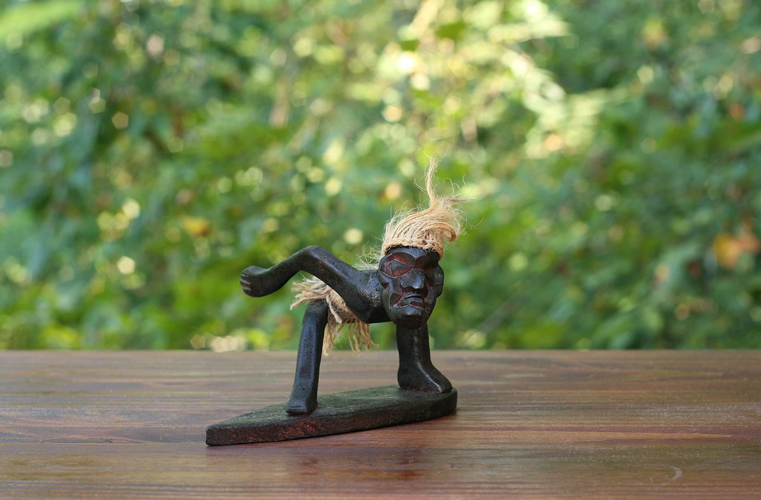 Amazon.com: G6 Collection Handmade Wooden Primitive Tribal Funny