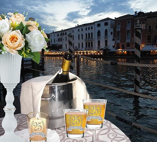 Miniatura 7 de Regalo de 21 cumpleaños  Decoraciones de fiesta de 21 cumpleaños para ella o él  Saludos a 21 años  Juego de 2 vasos transparentes de 2 onzas  con