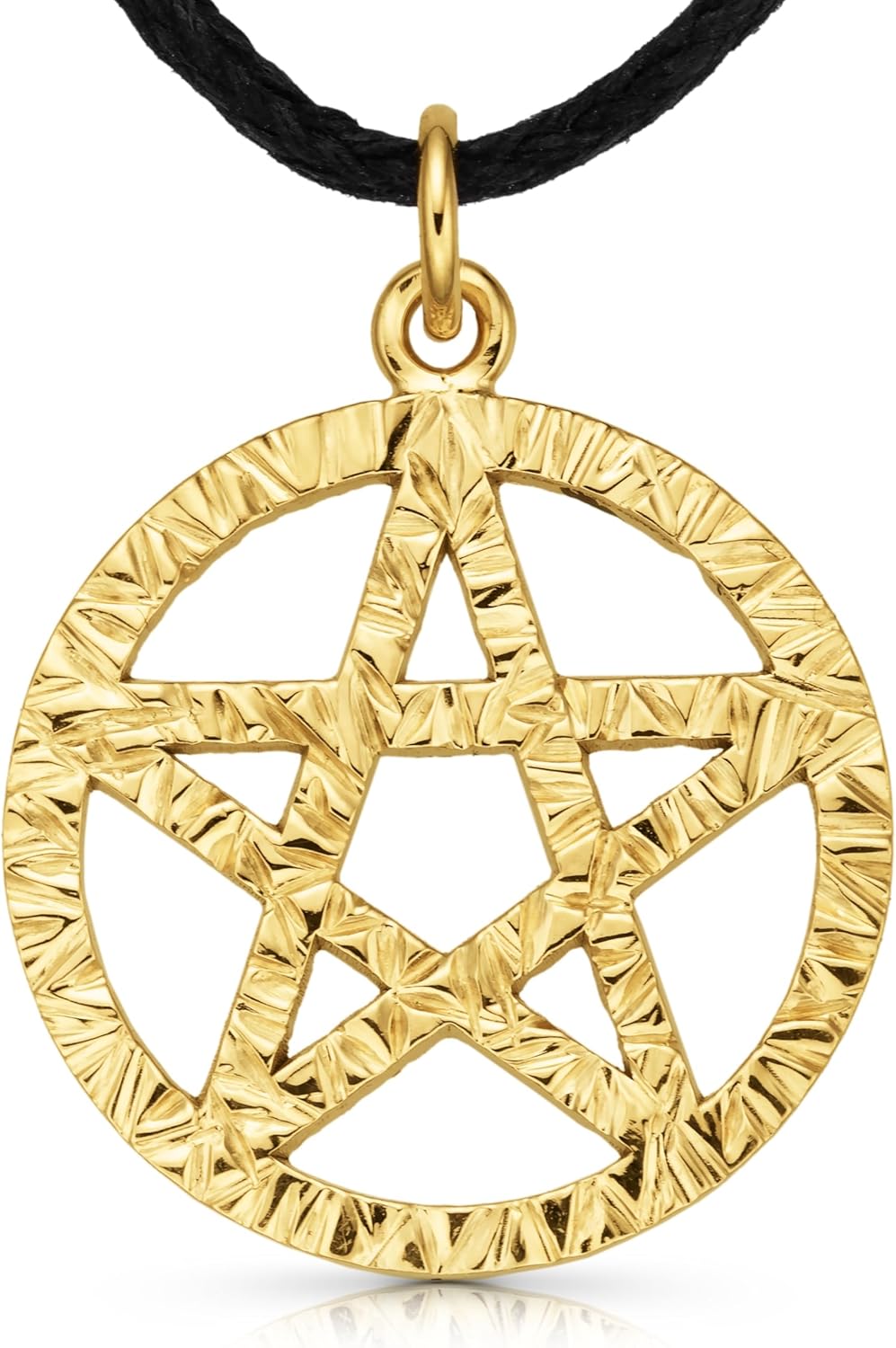 Handmade 925 Sterling Silver Jewelry Necklace – Ankh, Peace, Heart, Poly, Pentagram, Triskele, Ribbon, Unicorn, Love, Cat - Gold or Platinum Plated