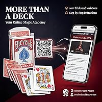 Vista 6 de Ted's Sterling Magic Precision Red Rider Back Bicycle Mazo Svengali con Instrucciones para 100+ Trucos (2 de Tréboles)