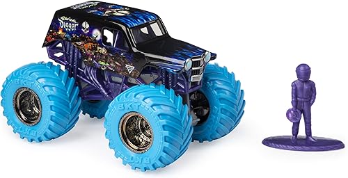 Miniatura 2 de Monster Jam 2019 Nitro Neon Son-Uva Digger 164 escala Diecast Monster Truck con figura y póster por Spin Master