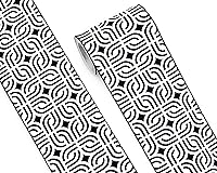 Vista 44 de FLFK Adhesivos de Azulejos de Borde de Pared Despegar y Pegar Papel Tapiz de Borde para Salpicadero de Cocina Baño Cuarto de Ducha, 4"x240