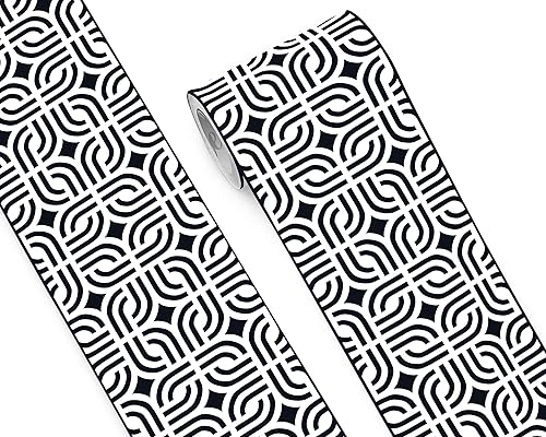 Vista 215 de FLFK Calcomanías de pared para despegar y pegar, para habitación de los niños, calcomanías de peces bajo el mar, 4 x 240 pulgadas (azul)