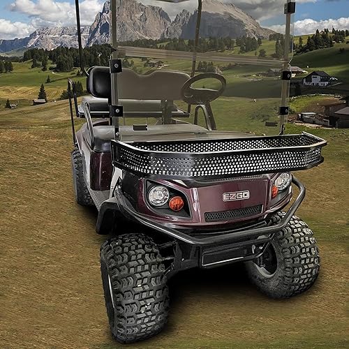 Miniatura 7 de Huskey Parts Company Cesta delantera de arcillautilidadcarga compatible con EZGO TXTRXVClub CarYamaha carrito de golf con soportes