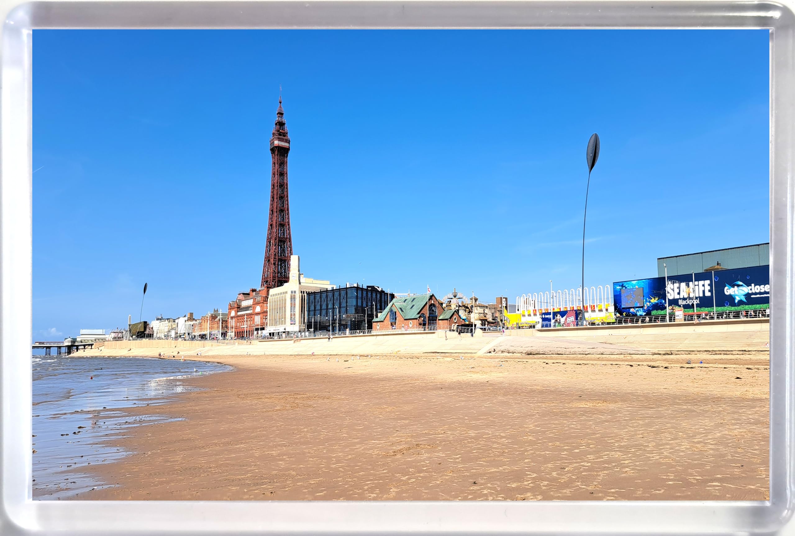 Uk Souvenirs And Gifts Large Blackpool Fridge Magnet Tower Beach Pier Seaside Souvenir Promenade