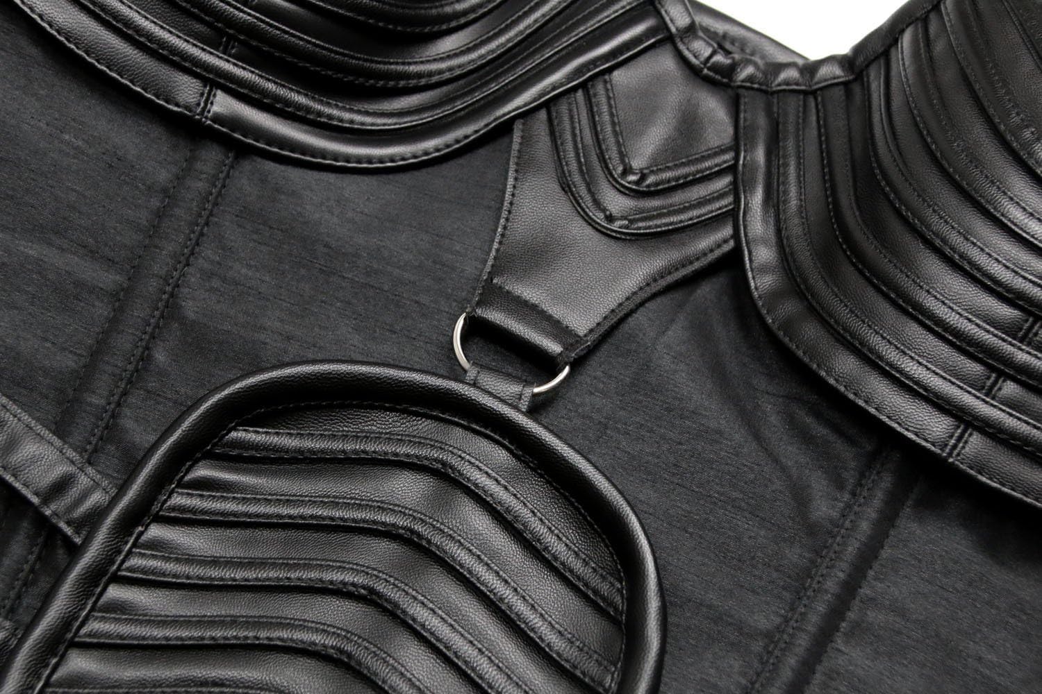 Charmian Women's Steampunk Gothic Heavy Strong Steel Boned Corset with Zipper - Image 6