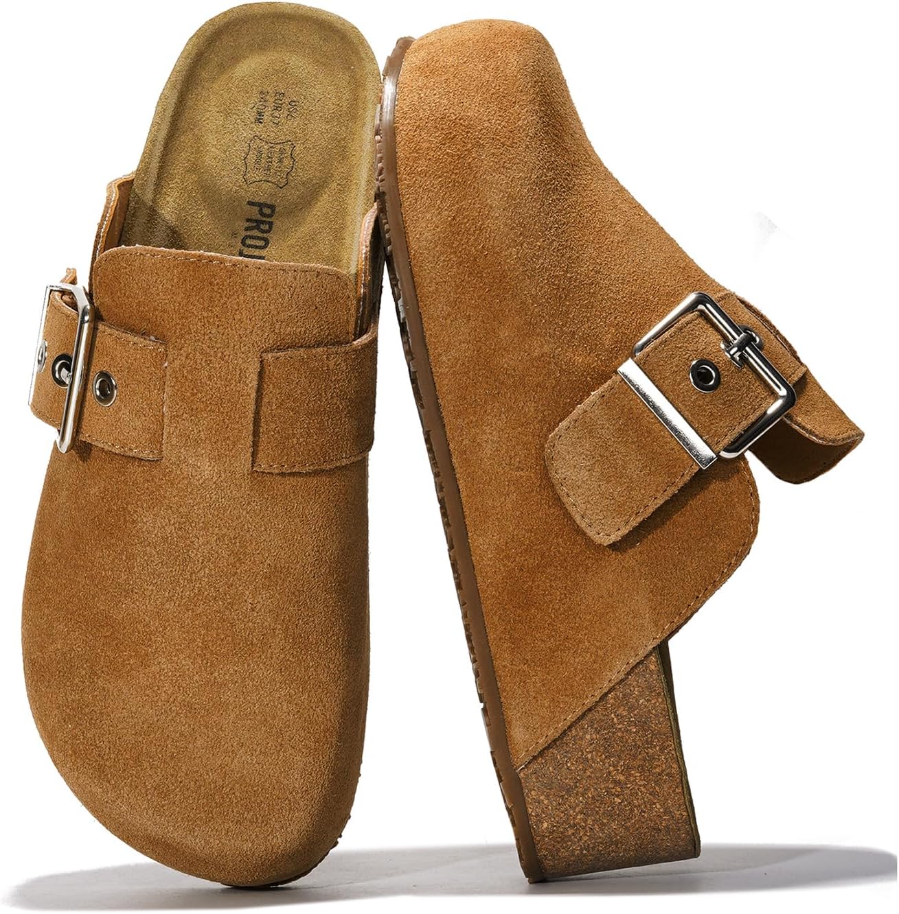 Rhona memory-foam platform clogs for women