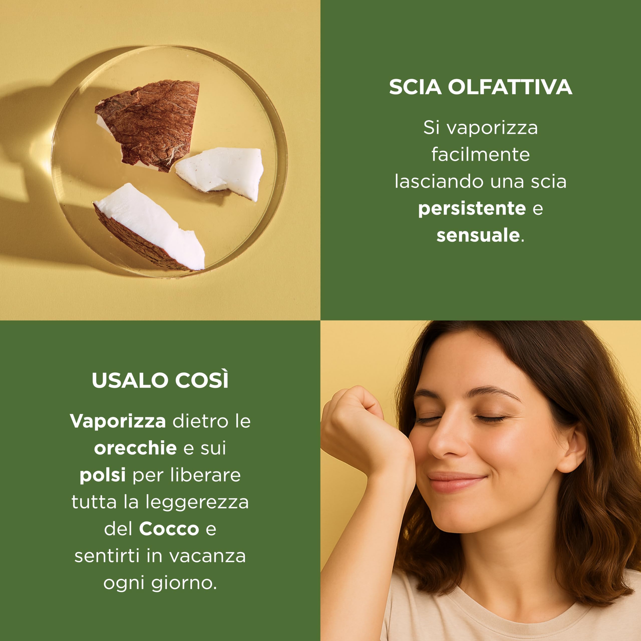 Bottega Verde - Cocco, Eau de Toilette, 75 ml, Profumo Donna dalla Fragranza al Cocco